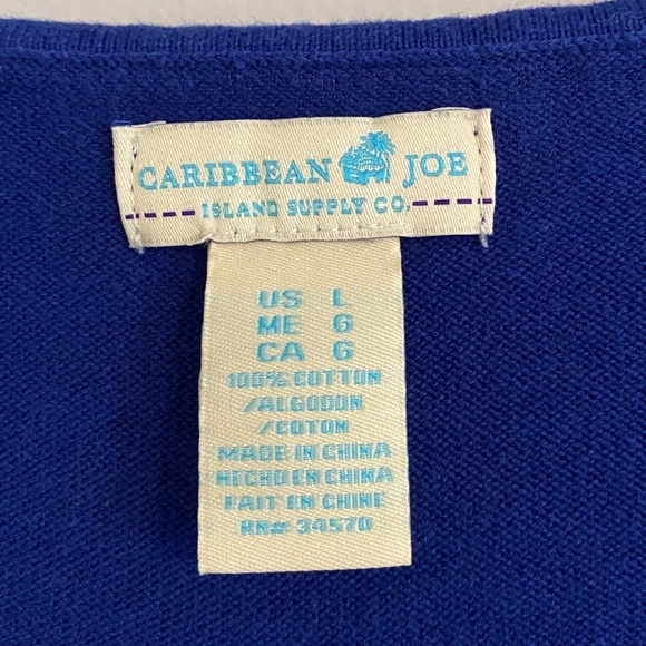 Caribbean Joe Chevron Sweater. - Picture 4 of 5